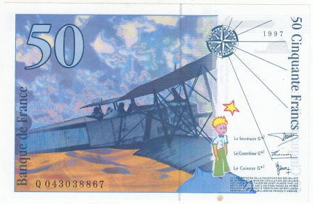 France 50 Francs Saint-Éxupéry - 1997 - Q.043038867 - aNeuf
