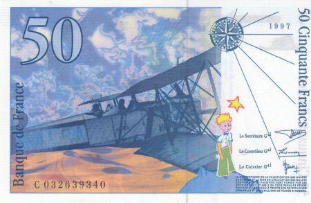 France 50 Francs Saint-Exupéry - 1997 Série C032