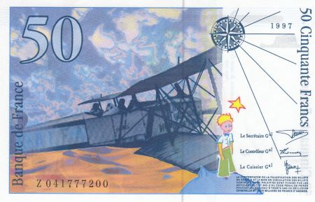 France 50 Francs Saint-Exupéry - 1997 Série Z041