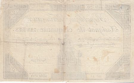 France 50 Livres - 14 Décembre 1792 - République Française - Sign. Latour - Série 4781