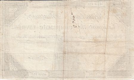 France 50 Livres Femme assise (14-12-1792) - Sign. Dreux