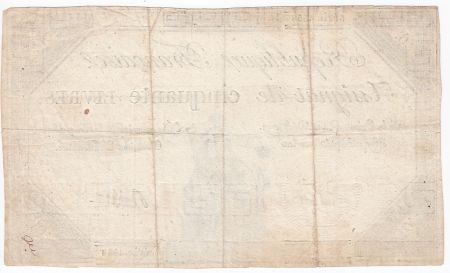 France 50 Livres France assise - 14-12-1792 - Sign. Boileau - TTB