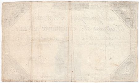 France 50 Livres France assise - 14-12-1792 - Sign. Chocus - TTB