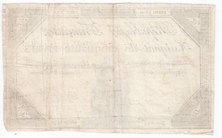 France 50 Livres France assise - 14-12-1792 - Sign. Le Creps - TTB