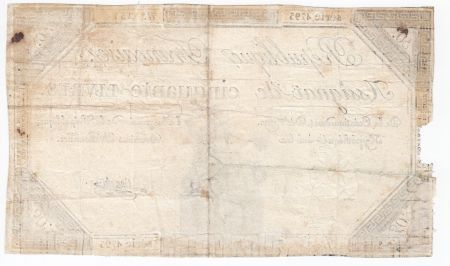France 50 Livres France assise - 14-12-1792 - Sign. Linreler - PTB