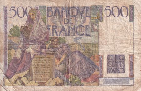 France 500 Francs - Chateaubriand - 02-01-1953 - Série J.134 - F.34.11