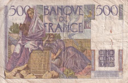 France 500 Francs - Chateaubriand - 07- 02-1946 - Série Z.66 - F.34.04