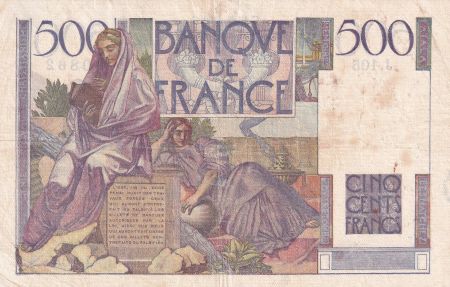 France 500 Francs - Chateaubriand - 13-05-1948 - Série J.105 - F.34.08