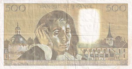 France 500 Francs - Pascal - 02-01-1992 - Série W.378 - F.71.49