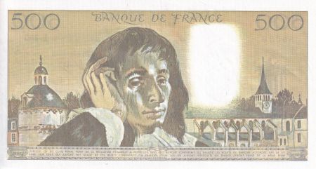 France 500 Francs - Pascal - 02-02-1989 - Série L.295 - F.71.40