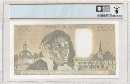 France 500 Francs - Pascal - 03-03-1988 - Série C.273 - PCGS 58 PPQ