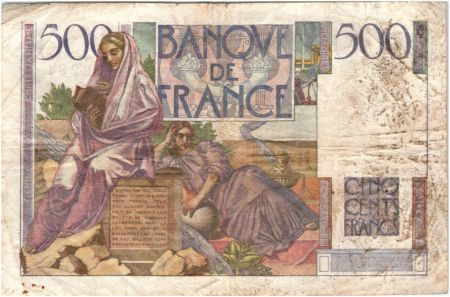 France 500 Francs Chateaubriand - 04-09-1952 Série A.117