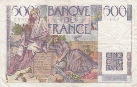France 500 Francs Chateaubriand - 07-02-1946 Série J.72