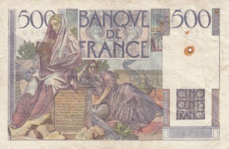 France 500 Francs Chateaubriand - 07-02-1946 Série T.64 - P.TTB