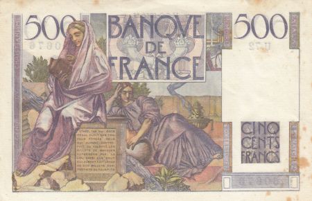 France 500 Francs Chateaubriand - 07-02-1946 Série U.72 - TTB