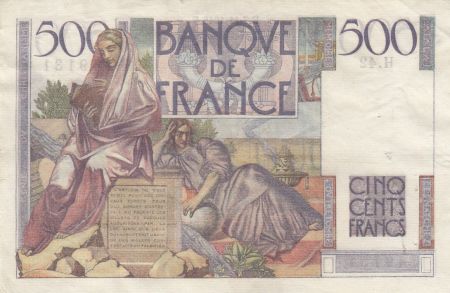 France 500 Francs Chateaubriand - 07-11-1945 Série H.42 - TTB
