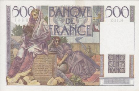 France 500 Francs Chateaubriand - 09-01-1947 Série B.102