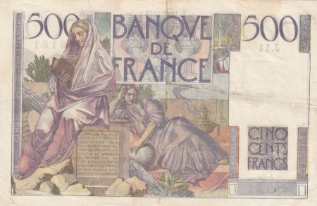 France 500 Francs Chateaubriand - 19-07-1945 - Série J.11