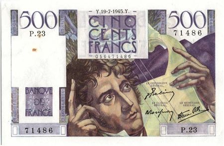 France 500 Francs Chateaubriand - 19-07-1945 Série P.23