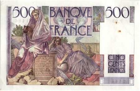 France 500 Francs Chateaubriand - 19-07-1945 Série P.23