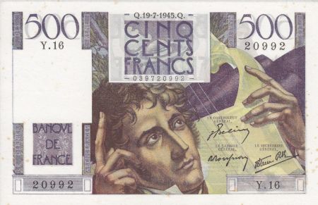 France 500 Francs Chateaubriand - 19-07-1945 Série Y.16