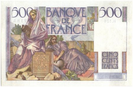 France 500 Francs Chateaubriand - 1953