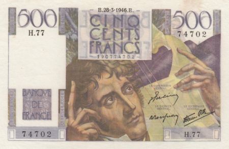 France 500 Francs Chateaubriand - H.77 - 28-03-1946