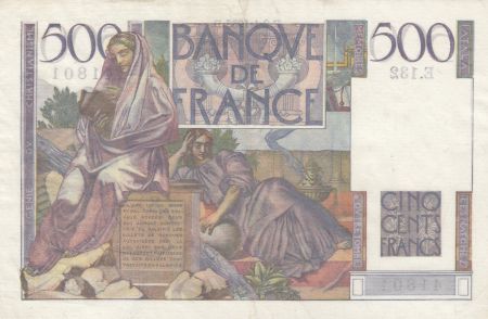 France 500 Francs Chateaubriand 02-01-1953 - Série E.132 - TTB+