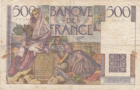 France 500 Francs Chateaubriand 04-06-1953 - Série E.144 - p.TTB