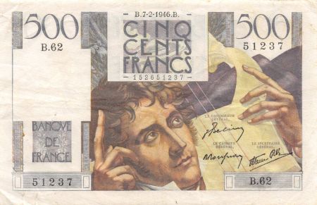 France 500 Francs Chateaubriand 07-02-1946 - Série B.62 - TTB