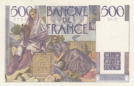 France 500 Francs Chateaubriand 07-02-1946 - Série N.69 - SPL