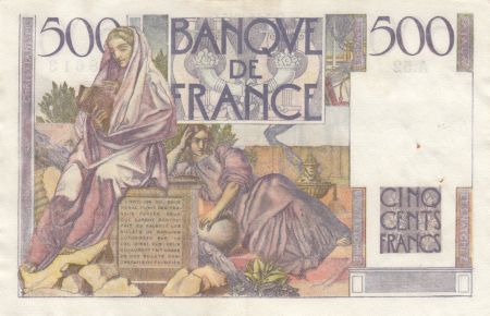 France 500 Francs Chateaubriand 07-11-1945 - Série A.52 - TTB+