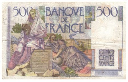 France 500 Francs Chateaubriand 12-09-1946- Série J.88 - TB+