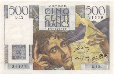 France 500 Francs Chateaubriand 19-07-1945 - Série D.12 - SUP+