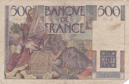 France 500 Francs Chateaubriand 19-07-1945 - Série R.18