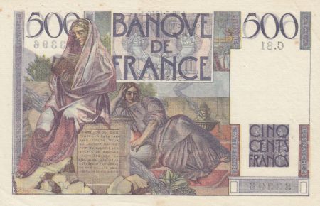 France 500 Francs Chateaubriand 28-03-1946 - Série C.81 - TTB+
