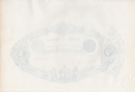 France 500 Francs Indices noirs - Epreuve bleue type 1863
