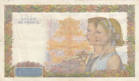 France 500 Francs La Paix - 01-10-1942 Série K.6978