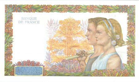 France 500 Francs La Paix - 01-10-1942 Série Q.6972-645