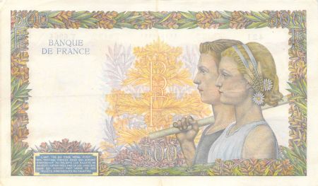 France 500 Francs La Paix - 01-10-1942 Série T.6964 - TTB