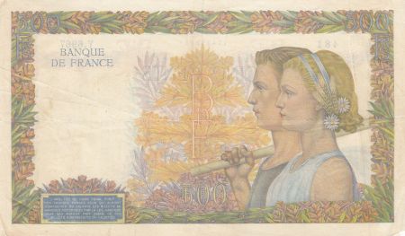 France 500 Francs La Paix - 01-10-1942 Série Y.6967