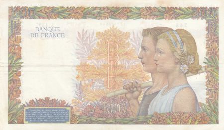 France 500 Francs La Paix - 02-01-1942 Série A.4297