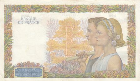 France 500 Francs La Paix - 02-04-1942 Série J.5225