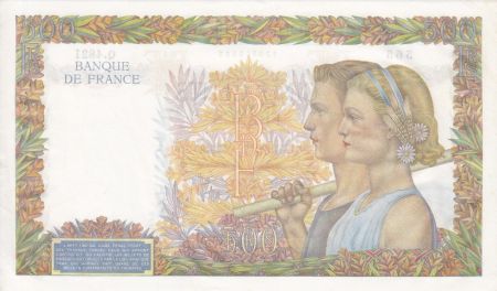 France 500 Francs La Paix - 05-03-1942 Série Q.4821