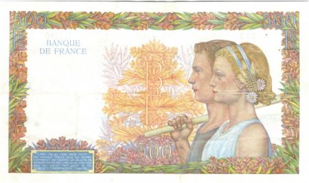 France 500 Francs La Paix - 05-11-1942 Série U.7460