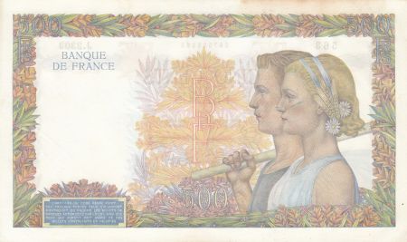 France 500 Francs La Paix - 06-02-1941 Série J.2303 - SUP / SUP +