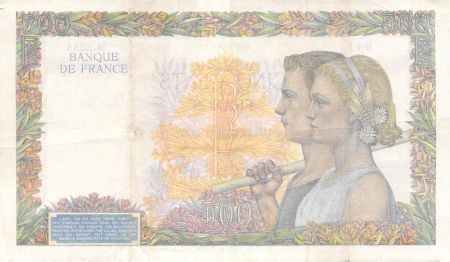 France 500 Francs La Paix - 06-02-1941 Série K.2284 - PTTB