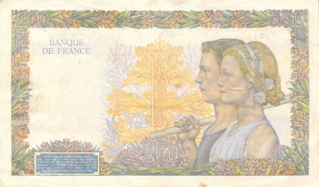 France 500 Francs La Paix - 06-02-1941 Série W.2359 - PTTB