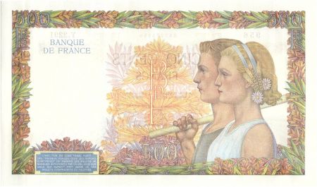 France 500 Francs La Paix - 06-02-1941 Série Y.2291