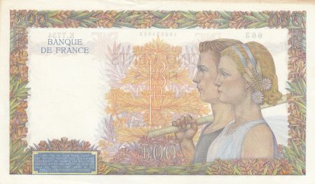 France 500 Francs La Paix - 07-01-1943 - Série K.7734